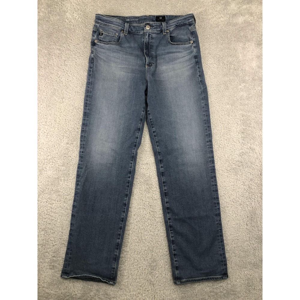 Adriano Goldschmied Jeans Womens 32x29 (Tag 31) Blue Saige High Rise Straight